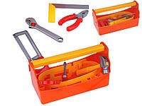 Набор инструментов ТехноК 9017 ящик игрушка детская пластиковая для детей 8 инструментов