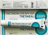 Третиноин крем Индия Tretiheal cream 0.025% 20 грамм