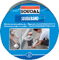 Лента битумная 5см х 10м /алюминий/ Soudaband SOUDAL