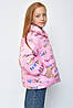 Куртка демісезонна дівчинка рожева 127688P, фото 2