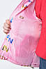 Куртка демісезонна дівчинка рожева 127688P, фото 4