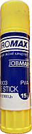 Клей-карандаш BUROMAX 15 г PVA JOBMAX 4903