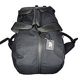 Спортивна сумка, спортивний рюкзак, універсальна дорожна сумка, чорна. С998, фото 2