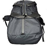 Спортивна сумка, спортивний рюкзак, універсальна дорожна сумка, чорна. С998, фото 4