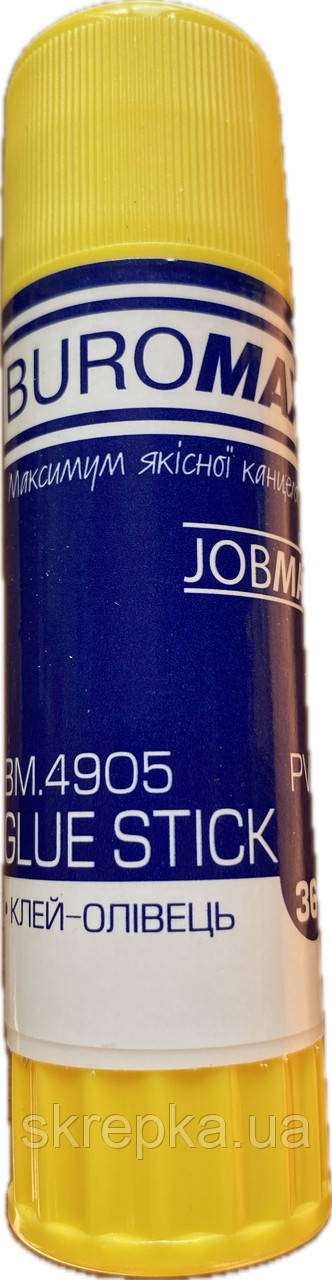 Клей-олiвець BUROMAX 36 г PVA JOBMAX 4905