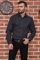 Рубашка мужская черная 143870P
