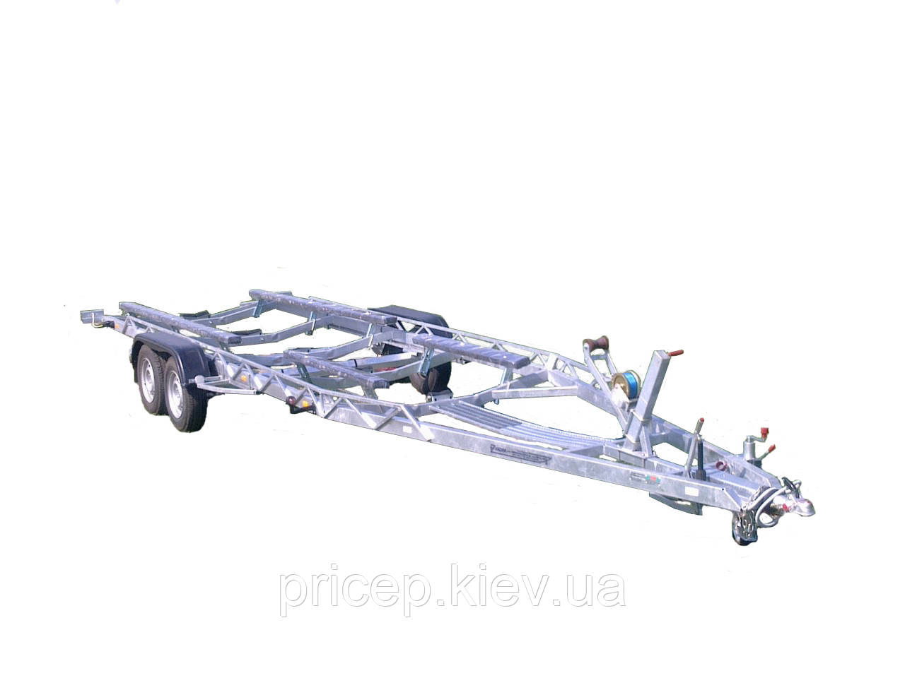 Причіп для катера 8,7 м 3,2 т вага. Гальмо накату 3т.