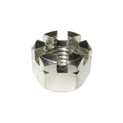 Гайка нержавеющая М12 DIN 935 корончатая прорезная шестигранная ...