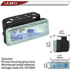 Додаткові фари - LA 8813RY Прямокутник.4,5х12.5см