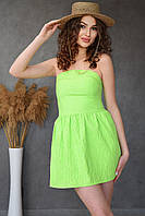 Платье женское салатовое размер S/M 133854P