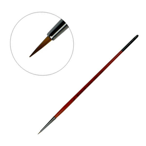 Синтетика кругла, Carrot 1097R, № 000, к.р. кисть KOLOS