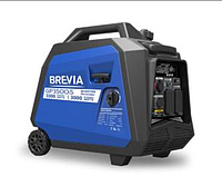 Генератор инверторный бензиновый Brevia Максимальная мощность 3300 Вт Номинальная мощность 3000 Вт