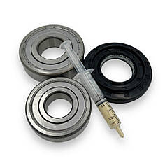 Комплект підшипників і сальник (6305+6306+37*76*9.5/12) для пральної машини LG