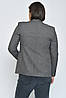 Піджак чоловічий сірого кольору р.44 157158P, фото 3