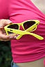 Окуляри жіночі жовтого кольору 161085P, фото 3