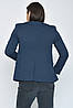 Піджак чоловічий синього кольору розмір 44 157161P, фото 3