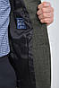 Піджак чоловічий темно-зеленого кольору 159041P, фото 4