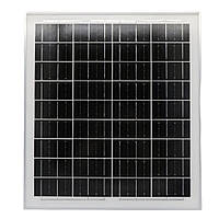 Солнечная панель 20V 18W 40х36см / Монокристаллическая солнечная батарея для авто