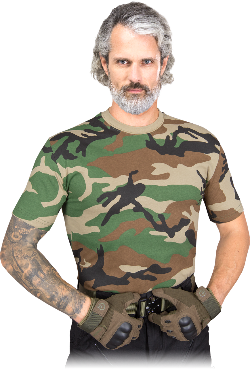 Футболка чоловіча REIS TACTICAL GUARD TG-TARNUNG MOZ Зелений камуфляж, фото 1