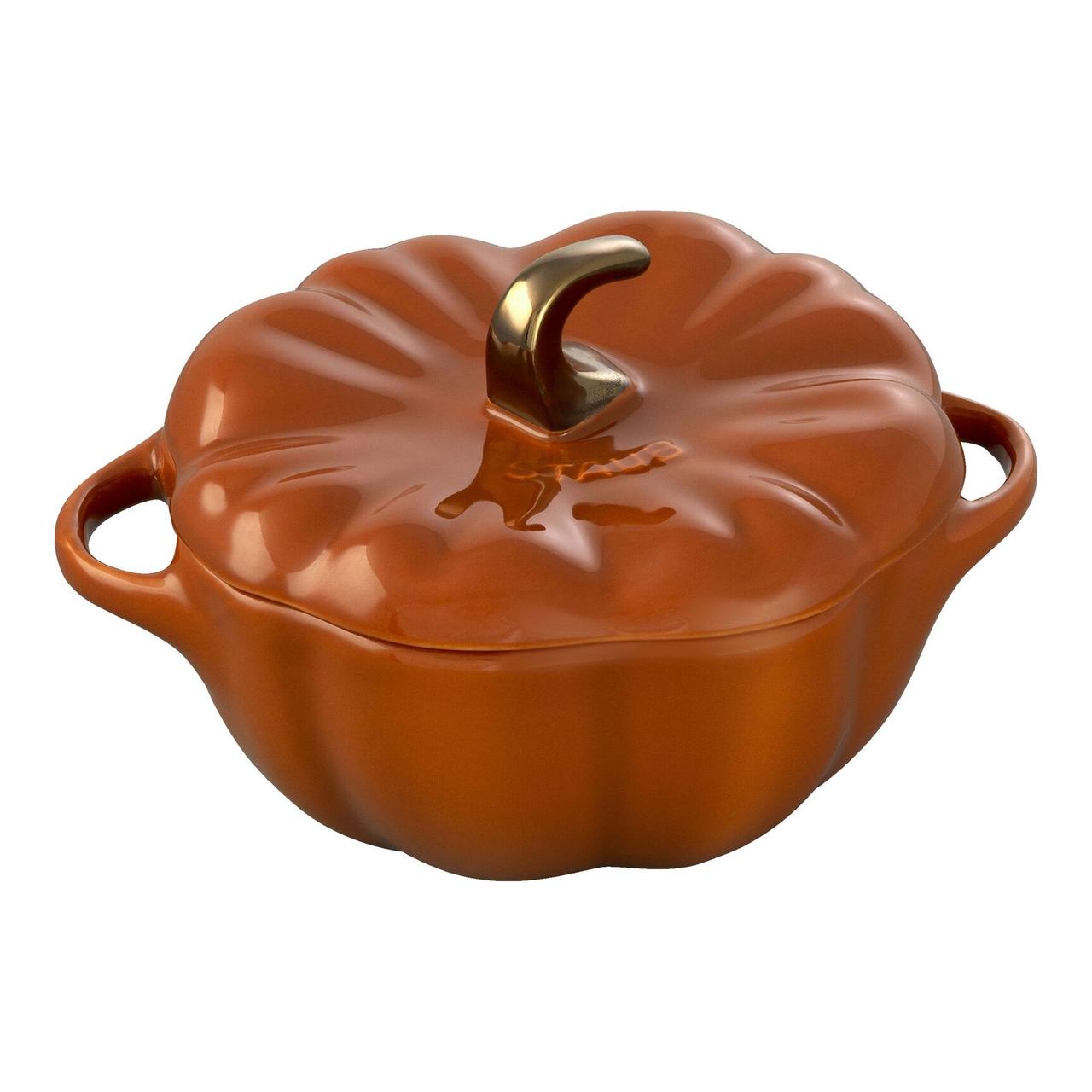 Кокотниця керамічна порційна Staub Гарбуз кориця 700 мл, 15 см 40511-554-0
