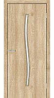 Двері міжкімнатні Denver / MSDoors / Бук світлий / Екошпон / Скло Сатин