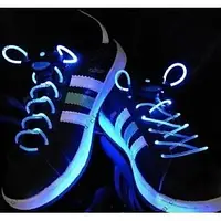 Шнурки UFT Disco Blue светящиеся