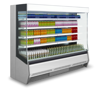 Холодильный стеллаж (горка, регал) TIMOR1.3 - фото 1 - id-p1978816761