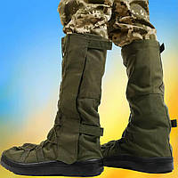 Бахилы на обувь водозащитные хаки. Бахилы-дождевики на берцы для солдат ЗСУ. Размер М