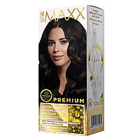 Краска MAXX Deluxe для волос 3.0 Темно-коричневая 50 мл+50 мл+10 мл