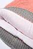 Шапка дитяча тепла рожевого кольору для дівчинки на 3-4 роки 153175P, фото 4