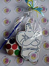 Пряник розмальовка до дня Козацтва