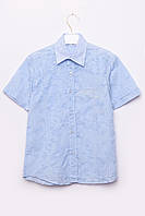 Рубашка детская мальчик голубая 148514P