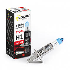 Лампа 12V H1 55W + 60% STARLIGHT "SOLAR" (1ШТ)