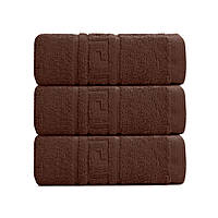 Рушник махровий Версаче 35х60 см шоколад