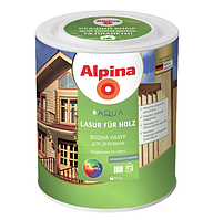 Лазурь для защиты древесины  Alpina Aqua Lasur fur Holz 10