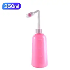 Портативна пляшечка для підмивання та спринцювання, Пляшка Peri 350ml (рожевий), фото 3