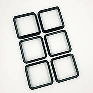 Набір тефлонових квадратів для тартів 6 шт., фото 2