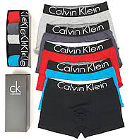 Набор трусов мужских 5шт Calvin Klein. Нижнее белье набор Кельвин Кляйн. Набор трусов для мужчин в коробке L