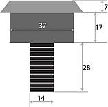 Кнопка для унітаза Церсаніт, фото 4