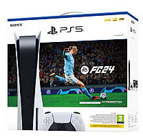 Ігрова приставка Sony PlayStation 5 Ultra HD Blu-Ray + гра EA Sports FC 24