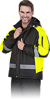 Куртка зимняя Lebber&Hollman LH-BLIZZARD BY черно-желтая XL