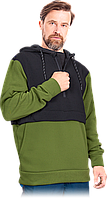 Толстовка с капюшоном REIS ADVENTURE CAJMAN ZB зелено-черная