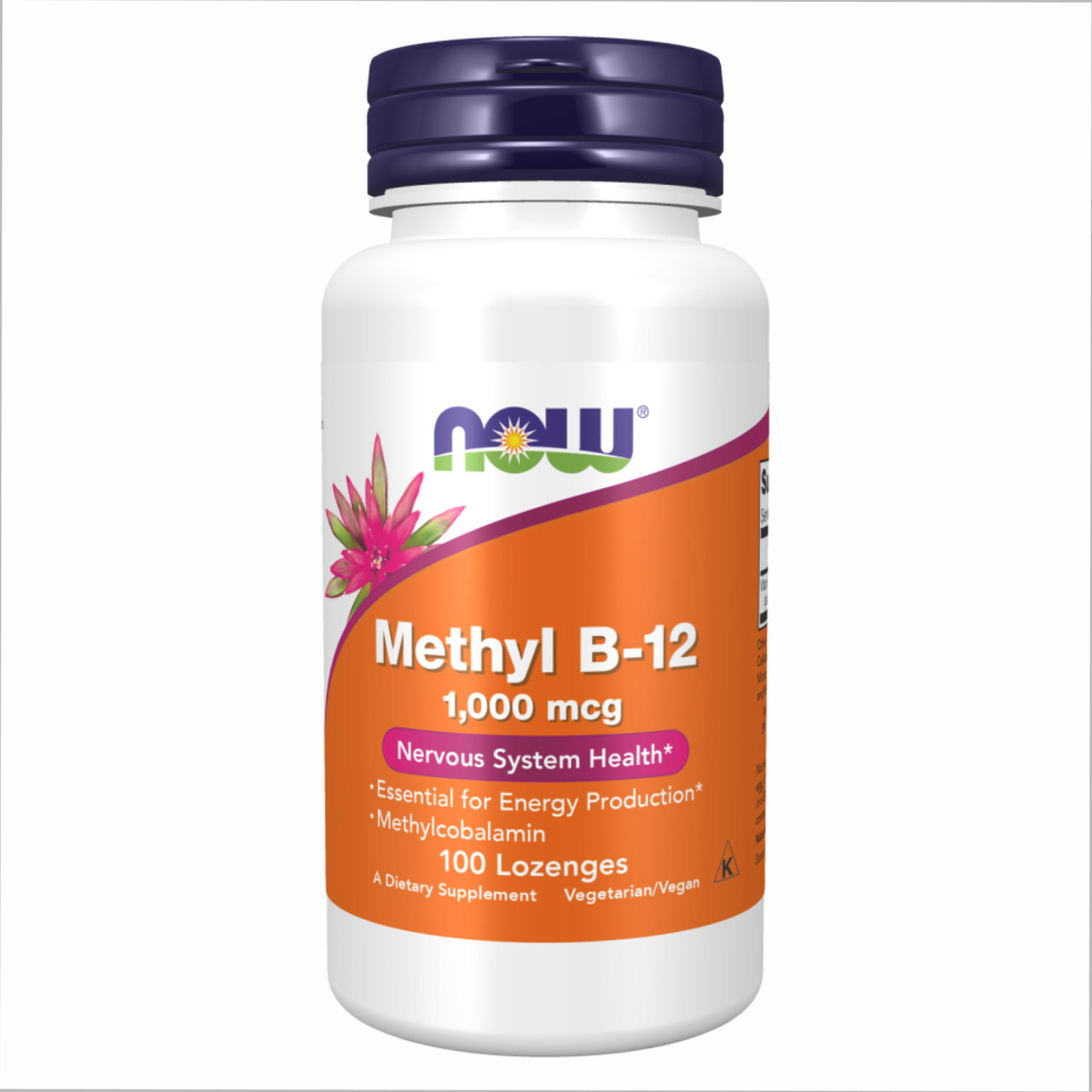 Methyl B-12 1000mcg - 100 lozenges, фото 1