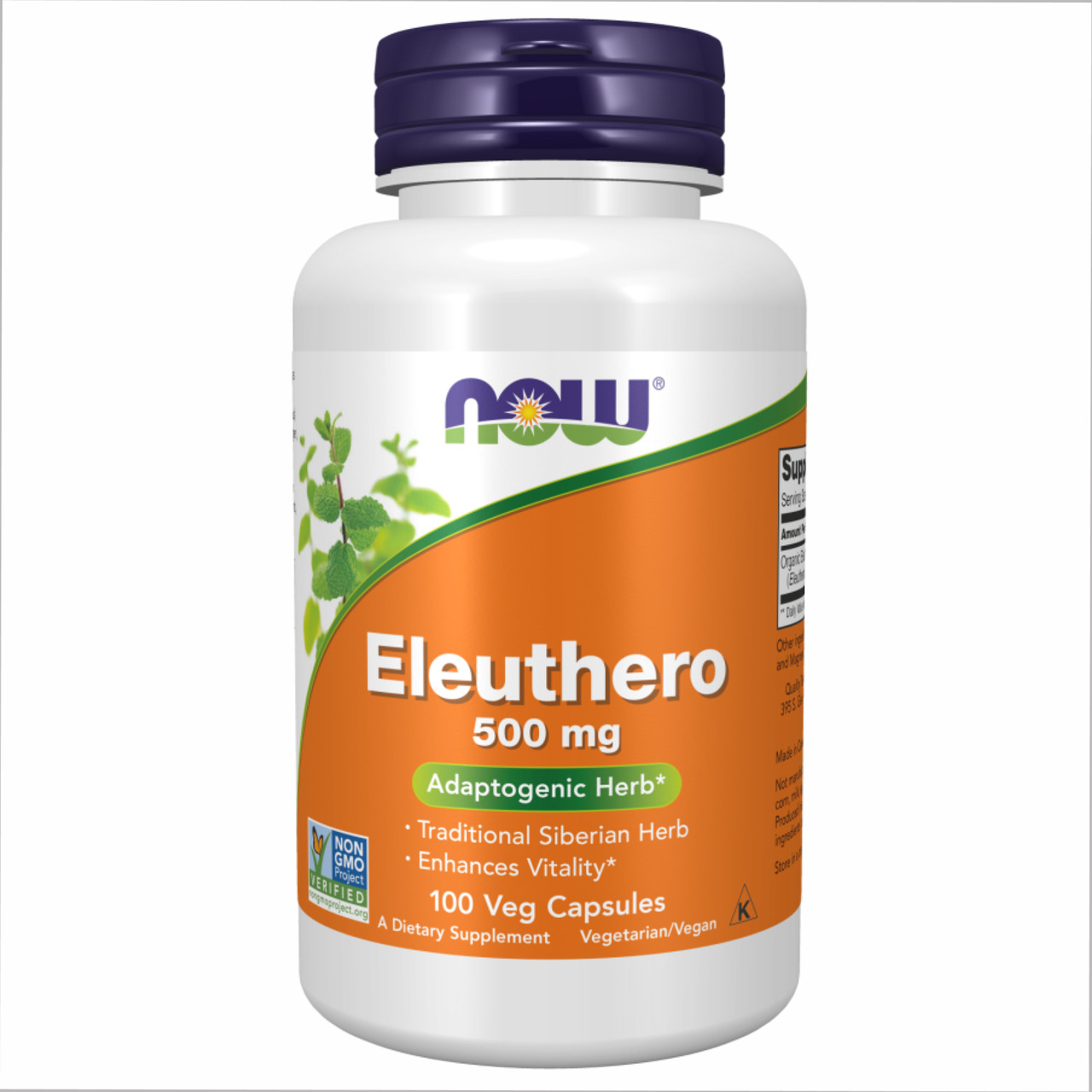 Eleuthero 500mg - 100 vcaps, фото 1