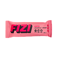 Кето протеиновый батончик Strawberri+ Almond, без глютена, 45г, FIZI
