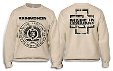 Толстовка Світшот RAMMSTEIN Made In Germany Бежевий