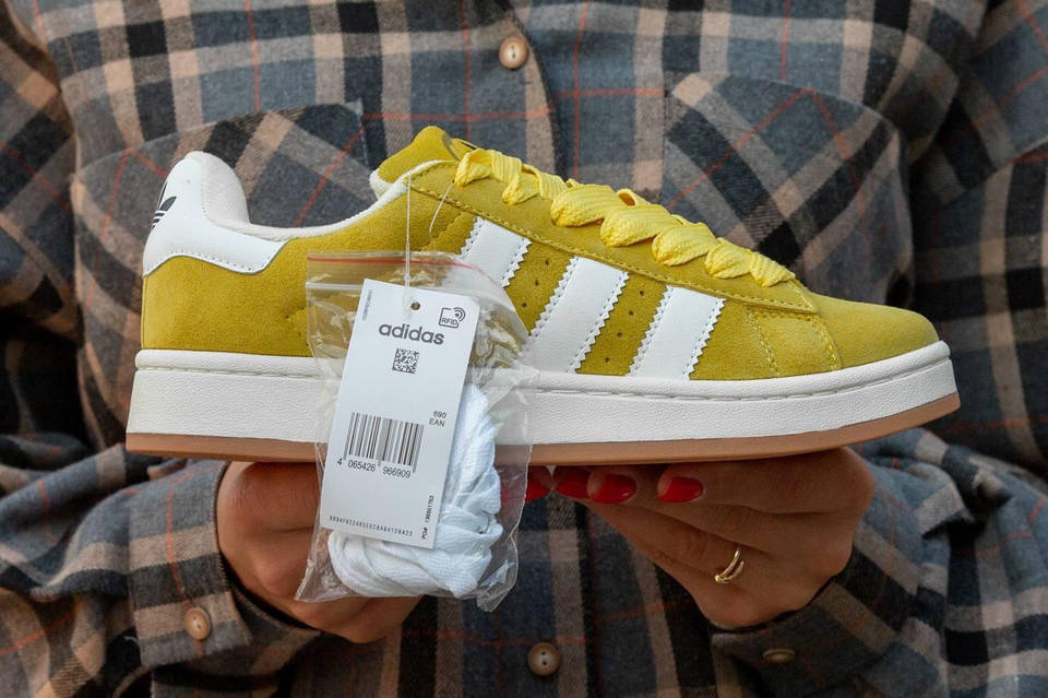 Adidas campus yellow mens hotsell