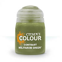 Contrast: Militarum Green, 18 мл. Краска акриловая Citadel.