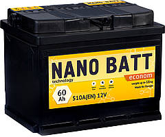 Акумулятор NANO BATT Econom - 60 + лівий (510 пуск)