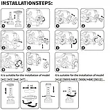 Лампи автомобільні LED H4 Лінзи D40 мм 70W/16000LM/6000K 7035+7535 Module 9-30V Canbus F40, фото 8